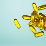 Pills of omega-3 fish oil