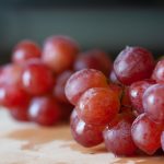 Grapes on a table