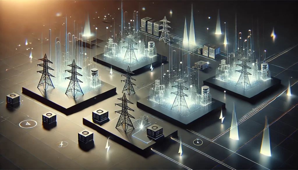 DALL·E-2024-09-19-00.54.24-A-minimalistic-futuristic-landscape-representing-a-sharp-increase-in-AI-energy-consumption.-The-image-shows-multiple-interconnected-power-grids-with--1024x585 AI's Energy Crisis: How Soaring Power Consumption is Threatening Global Power Grids