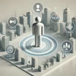 A vibrant, futuristic isometric miniature city with glowing energy grids and data streams flowing across the city, symbolizing multimodal AI's capabilities