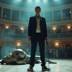 Machine Art? Or Machine War? AGI Prototype Sparks Debate at Creativity Symposium - Digital Print of Story Feature Image