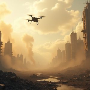 Nexus Blue - Digital Print of Story Final Image